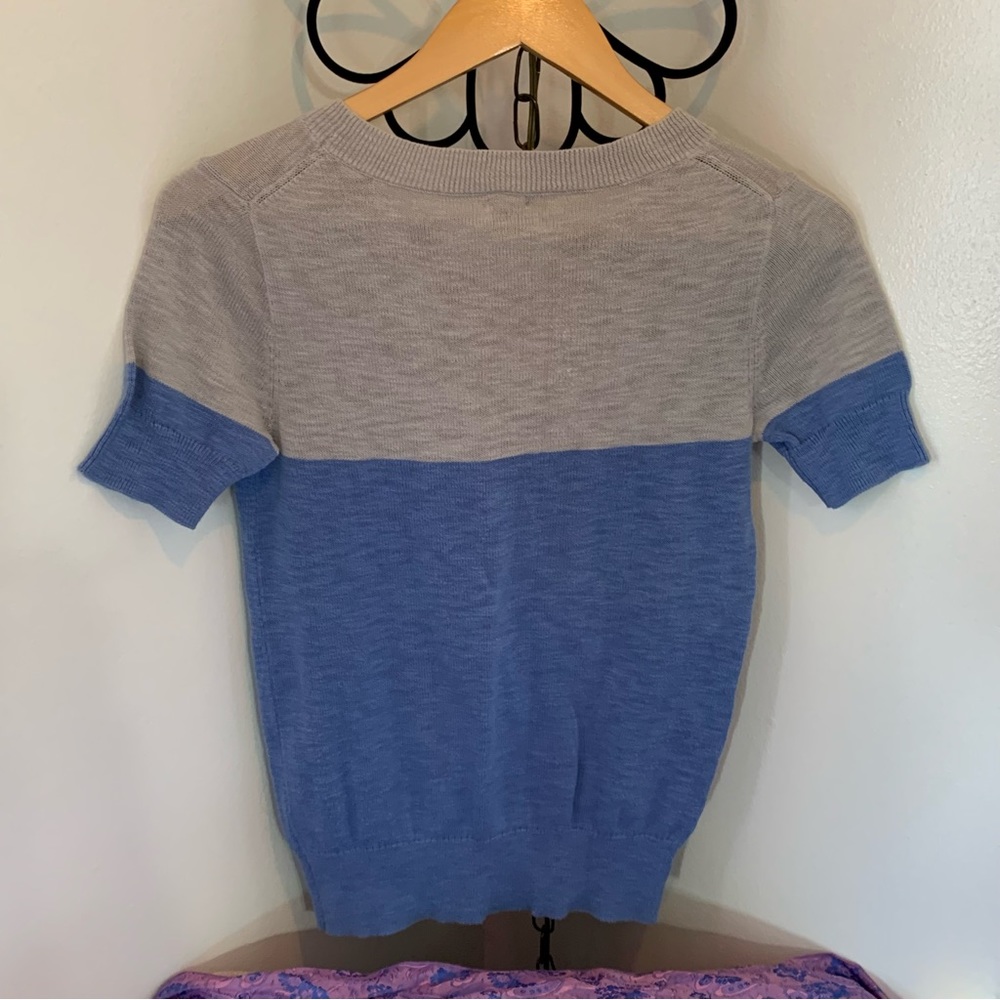 Two J. Crew Factory Periwinkle Sweaters - Picture 11 of 13